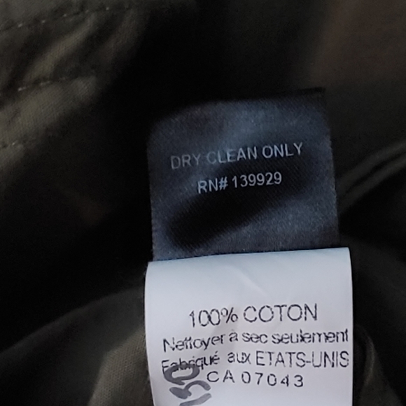 Adam Lippes Army Green Cotton Poplin Dress - Picture 4 of 4